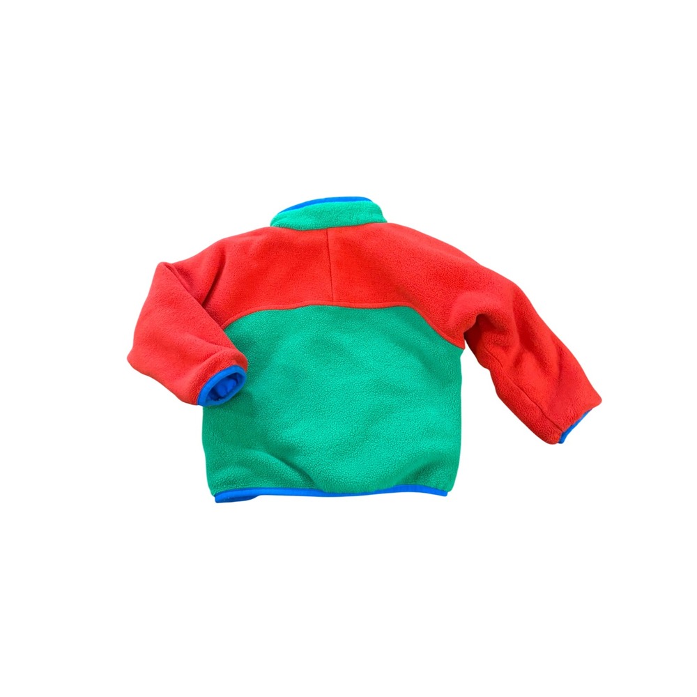 Patagonia Kids Fleece Jacket Reversible Red Green Blue Outdoor 18-24 Month - Picture 2 of 6
